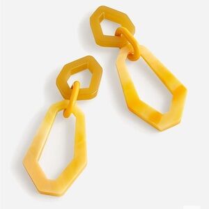 J Crew chain link earrings-Made in Italy